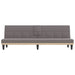 Slaapbank met bekerhouders stof taupe