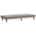 Slaapbank met bekerhouders stof taupe