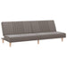 Slaapbank stof taupe