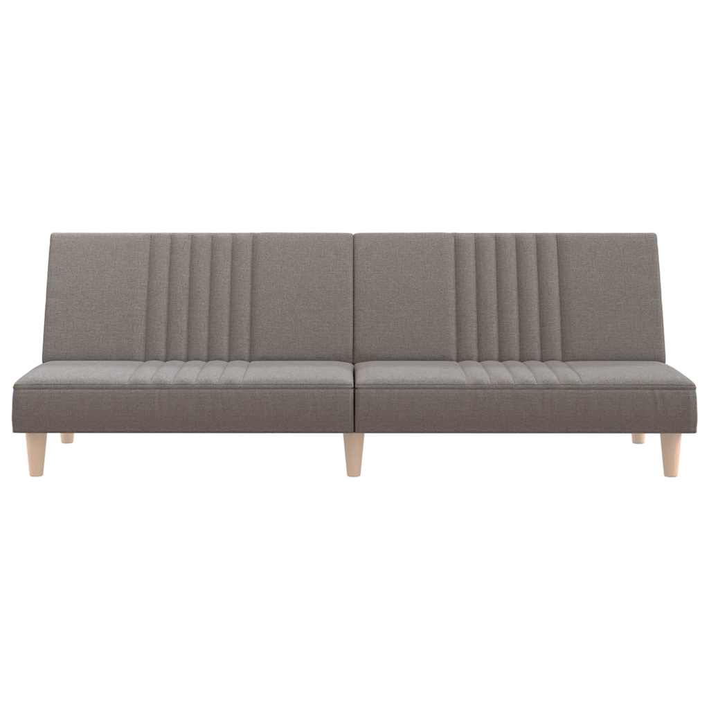 Slaapbank stof taupe
