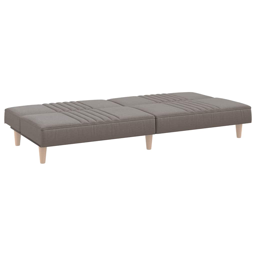 Slaapbank stof taupe