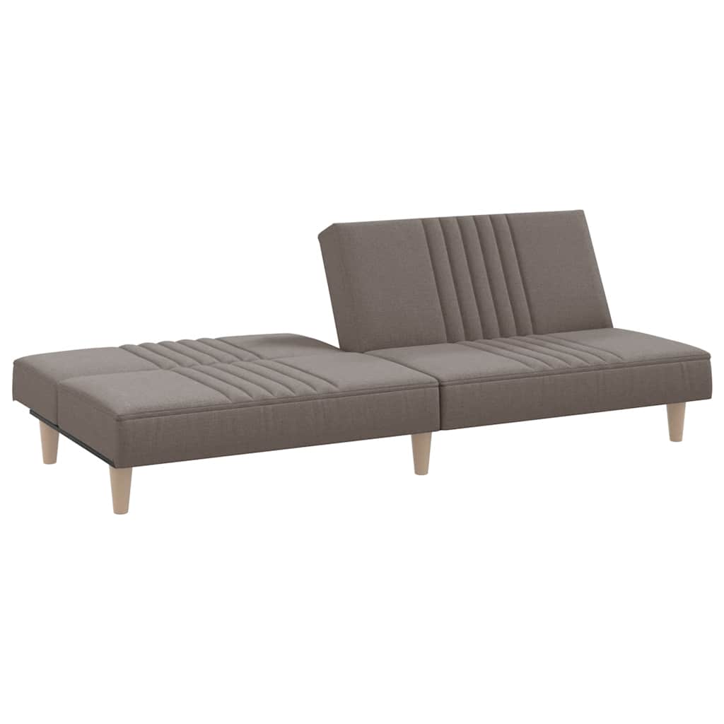 Slaapbank stof taupe