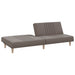 Slaapbank stof taupe