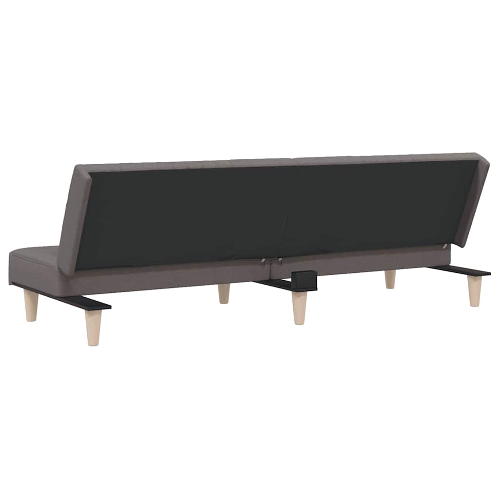 Slaapbank stof taupe