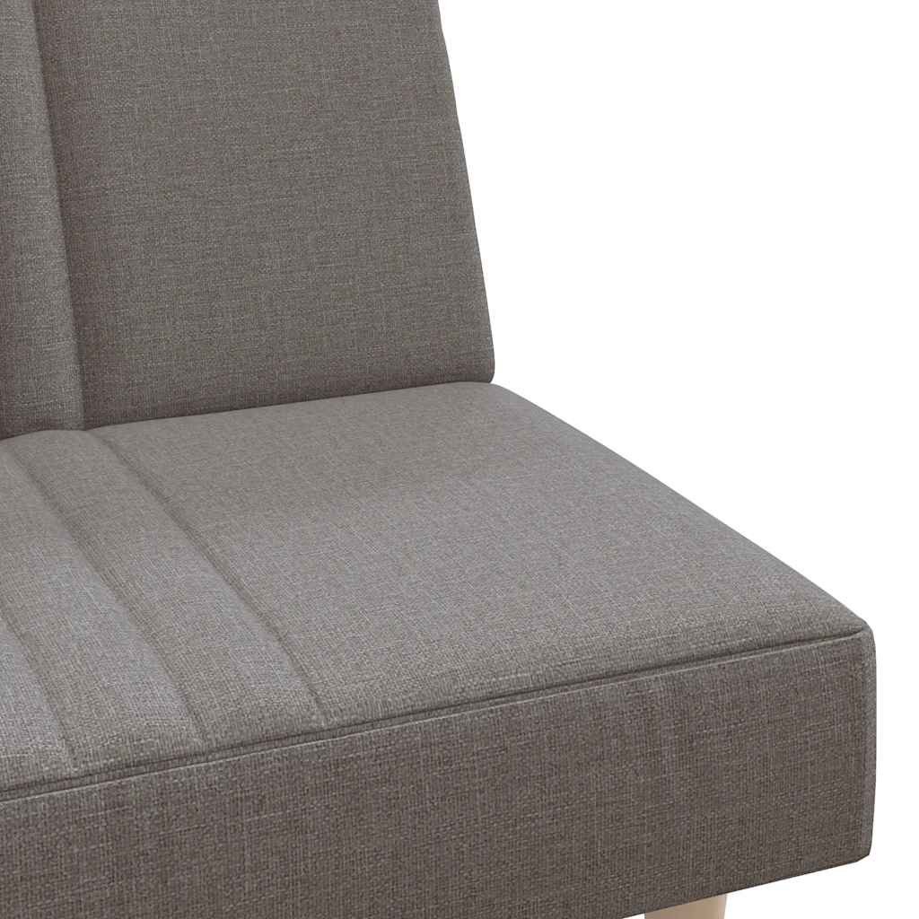 Slaapbank stof taupe