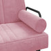 Slaapbank Met Armleuningen Fluweel Roze