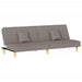Slaapbank stof taupe