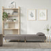 Slaapbank stof taupe
