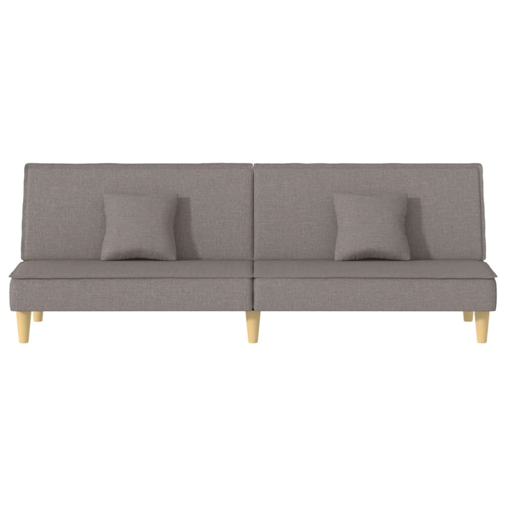 Slaapbank stof taupe