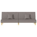 Slaapbank stof taupe