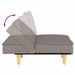 Slaapbank stof taupe