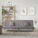 Slaapbank stof taupe