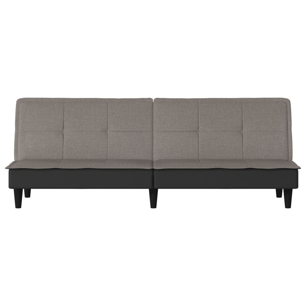 Slaapbank stof taupe