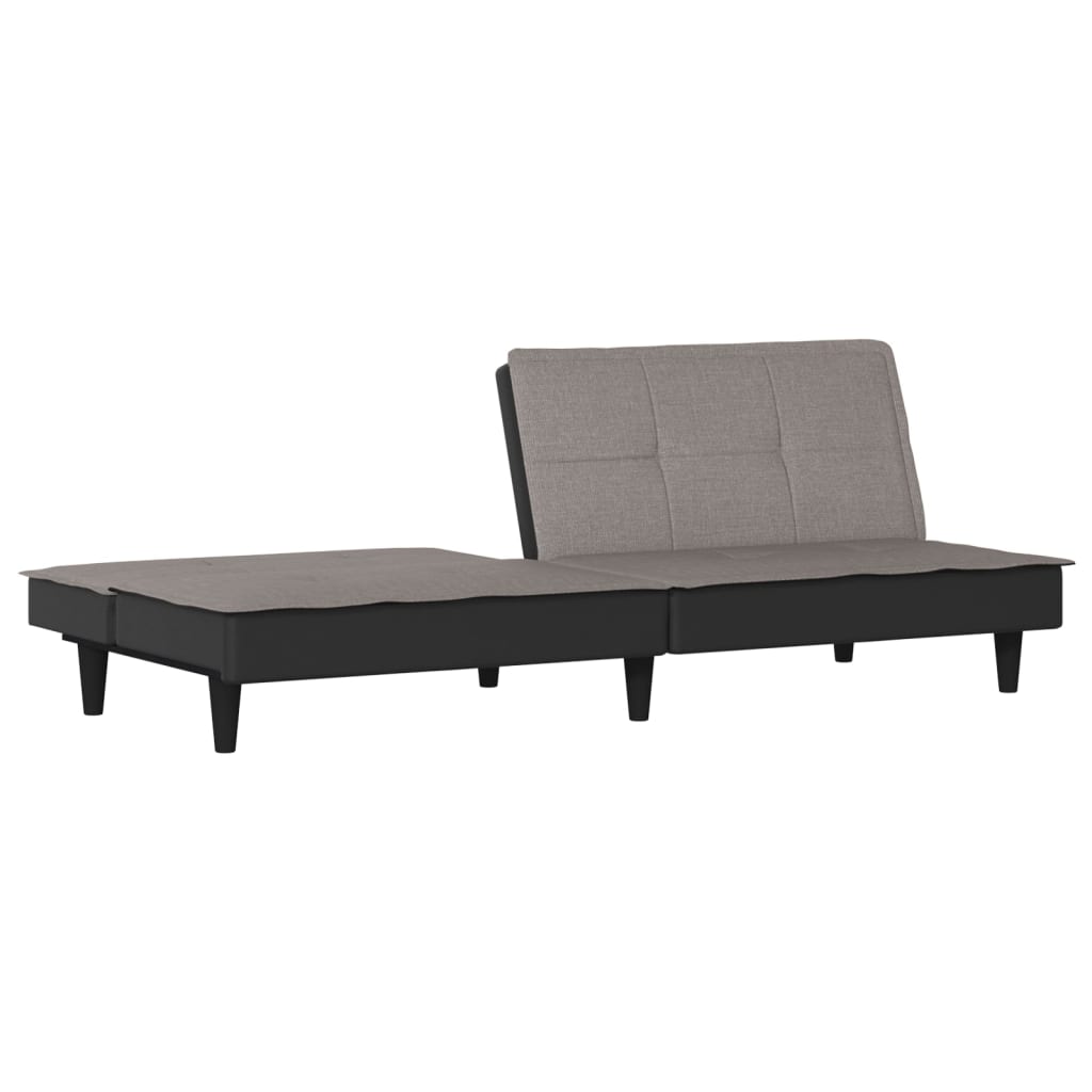 Slaapbank stof taupe