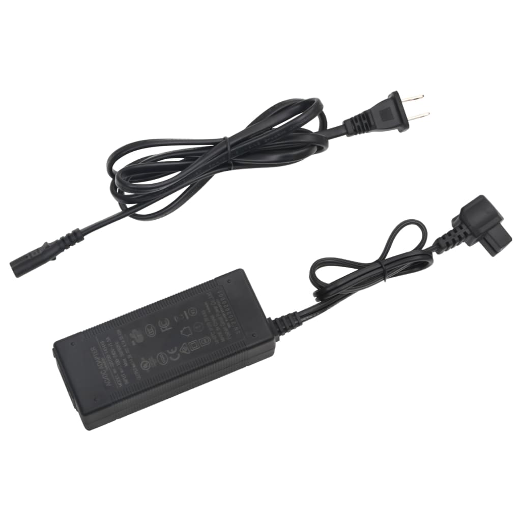 Koelbox met wielen en adapter 50 L polypropeen zwart en grijs