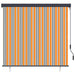 Rolgordijn Geel en Blauw 180 x 250 cm Stof en Aluminium