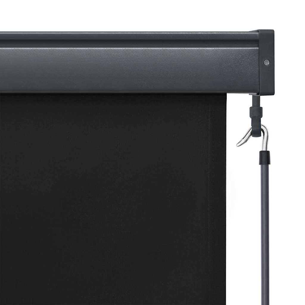 Rolgordijn Antracietkleurig 180 x 250 cm Stof en Aluminium