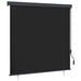 Rolgordijn Antracietkleurig 180 x 250 cm Stof en Aluminium