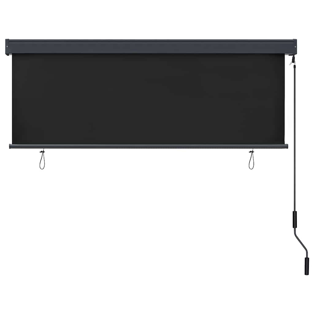 Rolgordijn Antracietkleurig 180 x 250 cm Stof en Aluminium