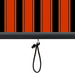 Rolgordijn Oranje en Bruin 180 x 250 cm Stof en Aluminium