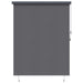 Rolgordijn Antracietkleurig 200 x 250 cm Stof en Aluminium