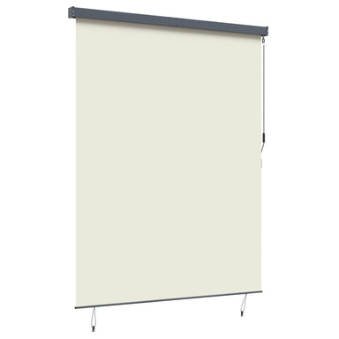 Rolgordijn Crèmekleurig 200 x 250 cm Stof en Aluminium