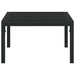 Tuintafel 60X60X35 Cm Staal Zwart 1