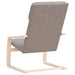 Relaxstoel stof taupe