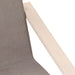 Relaxstoel stof taupe
