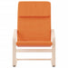 Relaxstoel stof donkergeel