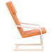 Relaxstoel stof donkergeel