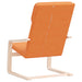 Relaxstoel stof donkergeel