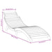 Ligbedden 2 st 184x55x64 cm massief acaciahout grijs