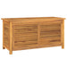 Tuinbox met zak 114x50x58 cm massief teakhout