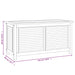 Tuinbox met zak 114x50x58 cm massief teakhout