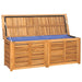 Tuinbox met zak 150x50x55 cm massief teakhout