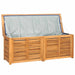 Tuinbox met zak 150x50x55 cm massief teakhout