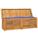 Tuinbox met zak 175x50x55 cm massief teakhout