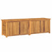 Tuinbox met zak 175x50x55 cm massief teakhout