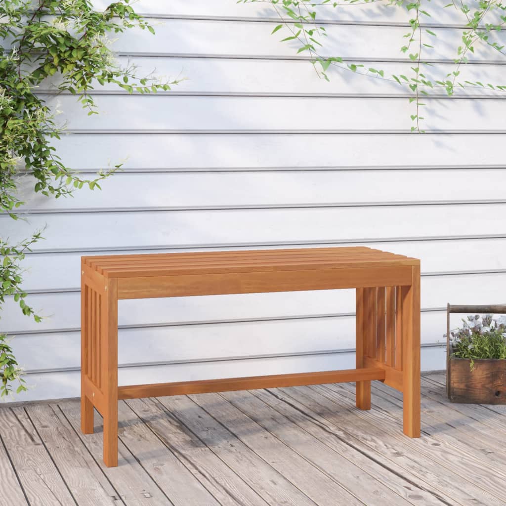 Tuinbank 80 cm massief eucalyptushout