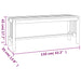 Tuinbank 110 cm massief eucalyptushout
