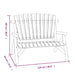 Tuinbank 2-Zits 119X85X98 Cm Massief Vurenhout Donkerbruin
