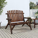 Tuinbank 2-Zits 119X85X98 Cm Massief Vurenhout Donkerbruin