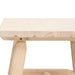 Bijzettafel 49X49X50 Cm Massief Vurenhout 1 Naturel Vierkante tafel