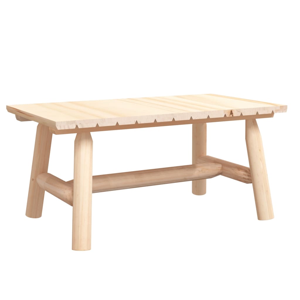 Salontafel 90X50X41 Cm Massief Vurenhout Naturel