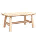 Salontafel 90X50X41 Cm Massief Vurenhout Naturel