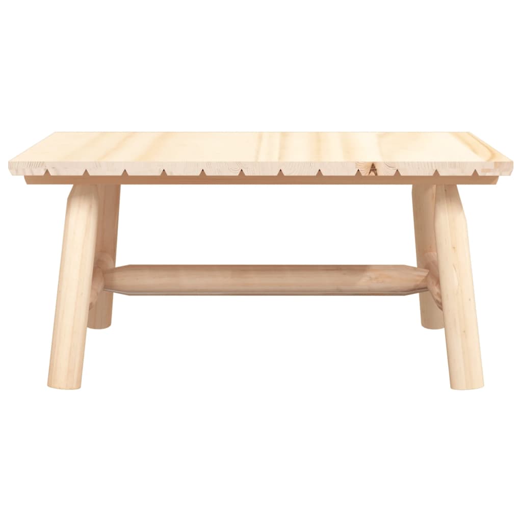 Salontafel 90X50X41 Cm Massief Vurenhout Naturel