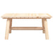 Salontafel 90X50X41 Cm Massief Vurenhout Naturel