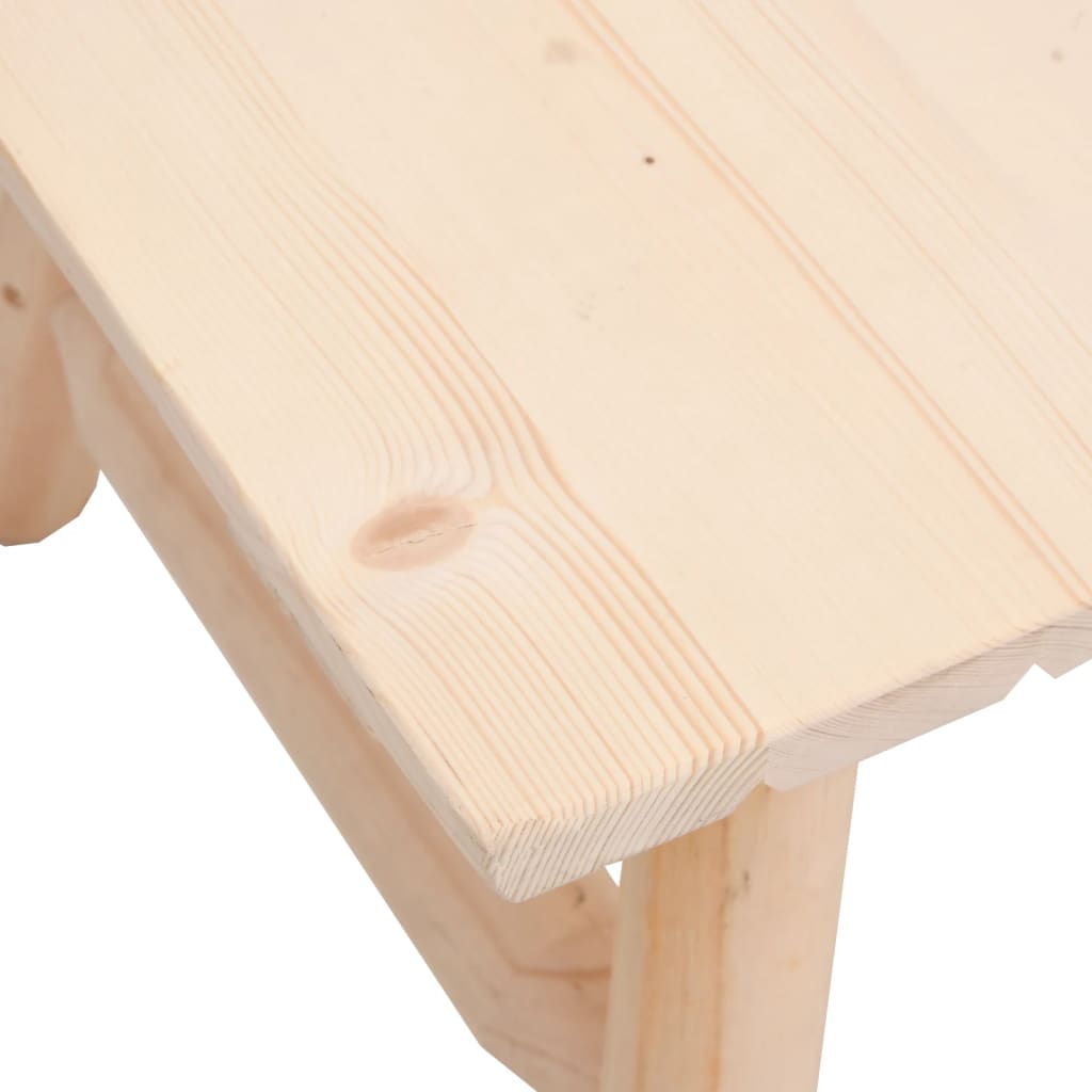 Salontafel 90X50X41 Cm Massief Vurenhout Naturel