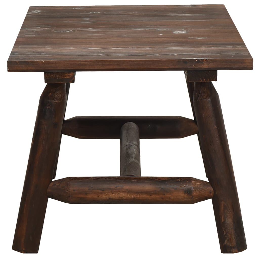 Salontafel 90X50X41 Cm Massief Vurenhout Donkerbruin